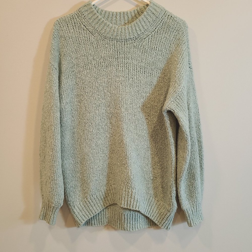 Abercrombie & Fitch Sweater Womens Extra Small Green Oversized